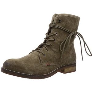 s.Oliver 25225 Combat Boots voor dames, groen kaki 701, 41 EU