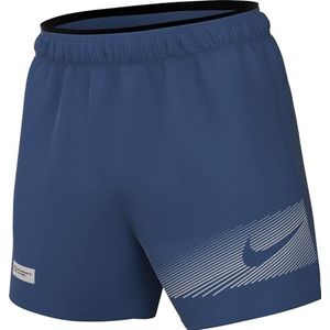 Nike Heren Shorts M Nk Challenger 5Bf Srt Flash, Court Blue/Black/Black/Reflective Silv, FN3048-476, XL