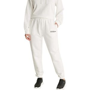 NA-KD Good Will Printed Sweatpants Dames Trainingsbroek, Gebroken wit, XXS