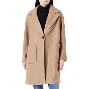 ONLY ONLNEWVICTORIA Life Coat CC OTW mantel voor dames, Simply taupe/detail: melange, XL