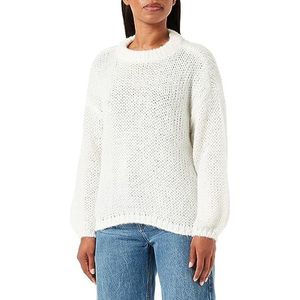 VERO MODA Dames Vmada Ls O-Neck Ga Noos Pullover, wit (snow white), XS