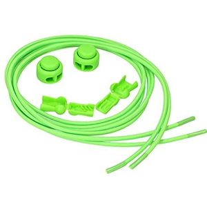 mumbi Elastische veters met snelspanner - snelsluitsysteem in groen