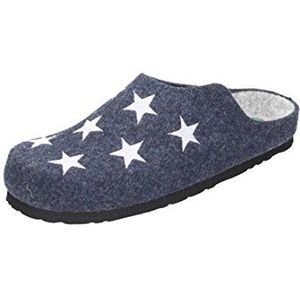 Dr. Brinkmann dames pantoffel, blauw, 39 EU