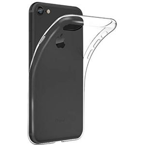 Trop Saint® siliconen beschermhoes voor iPhone 7 en iPhone 8, zacht, antislip, transparant, premium