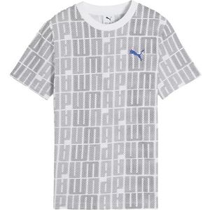 PUMA Jongens Ess Logo Lab AOP Tee B Shirt