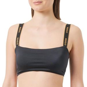 BOSS Dames Sparkling Bandeau Bikini TOPTRIANGLE, Black1, XXL, zwart 1, L