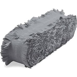 Folat - Zilverkleurige Crepe Papier Slinger - 24 meter