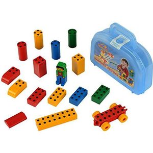 Theo Klein 630 Manetico startersdoos, klein | 16 verschillende kleurrijke magnetische bouwstenen | Speelgoed voor kinderen vanaf 1 jaar