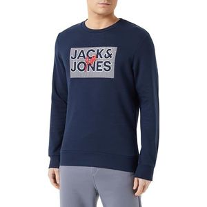 Jack & Jones JJMARIUS Sweat Crew Neck, navy blazer, L