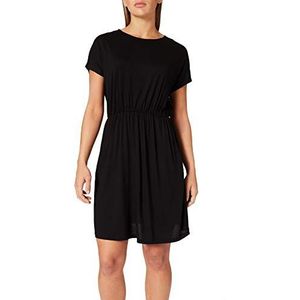 PIECES Mini-jurk voor dames, korte mouwen, zwart, XS