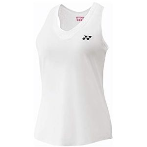 Yonex dames, tank-top wit, zwart, L bovenkleding, L