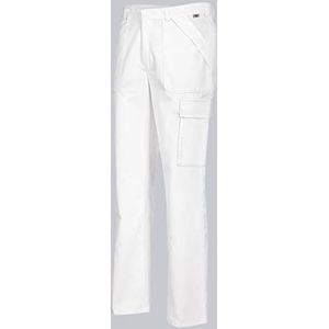 BP 1680 558 unisex werkbroek van duurzaam gemengd weefsel wit, maat XSs