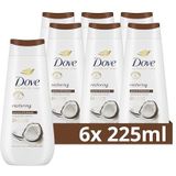 Dove Advanced Care Restoring Verzorgende Douchegel, transformeert zelfs de meest droge huid - 6 x 225 ml - Voordeelverpakking