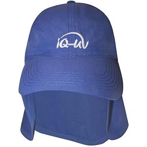 iQ-UV Beschermkap met nekbescherming iQ Company zonwering UV Cap, Blauw gerecycled, Eén maat