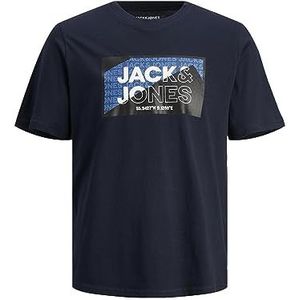 Bestseller A/S JCOLOGAN Tee SS Crew Neck AW23, Donkerblauw, M