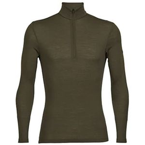 Icebreaker Heren Everyday Half Zip Lange Mouw Top - Zip Up Sweatshirt - 100% Merino Wol Base Layer