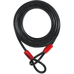 ABUS Cobra 10 luskabel - staalkabel gecoat met kunststof - beveiliging voor fiets- en motoraccessoires - 10 meter lang, 10 mm dik