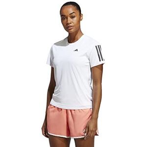adidas Own The Run T-shirt met korte mouwen voor dames Wit XS