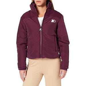 STARTER BLACK LABEL Dames Ladies Starter Logo Buffer Jacket Jacket, donkerviolet, M