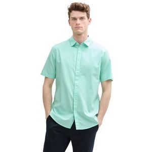 TOM TAILOR heren overhemd, 37105 - Bright Mint Green, XL
