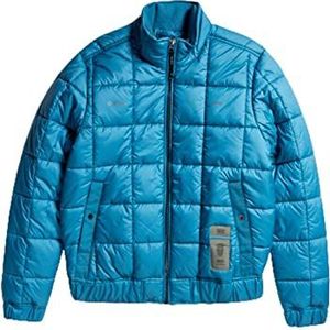 G-STAR RAW Heren Meefic Square Quilted Jacket, blauw (achterkant blauw D22714-B958-937), S, blauw (Retro Blue D22714-B958-937), S