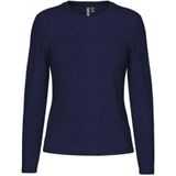 PIECES - PCMARIA - Shirt - Marine - Lange Mouw - Slanke Pasvorm