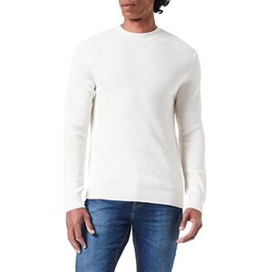 Sisley Mens L/S 109KS100X Sweater, White 600, XXL