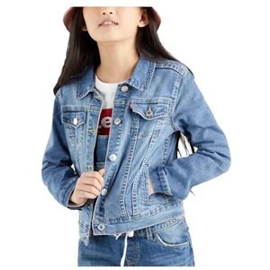 Levi's Stretch Trucker Jacket Denim Meisjes, Eigenlijk, 16 Jaren