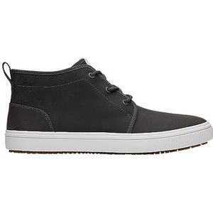 TOMS Carlo Mid Terrain Sneaker voor heren, Gesmeed Ijzer Leer, 44 EU