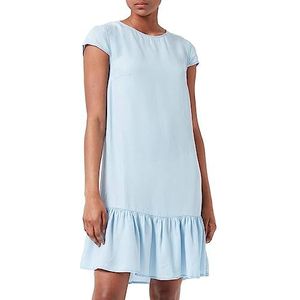 TOM TAILOR Dames jeansjurk met volant 1031342, 10110 - Blue Denim, 34