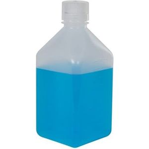 Nalgene Thermo Scientific 2015-1000 fles, polycarbonaat, vierkant, 1000 ml, verpakt per 24 stuks