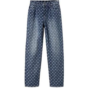 NAME IT Limited by Girl Regular Fit Jeans Punktprint, blauw (medium blue denim), 146 cm