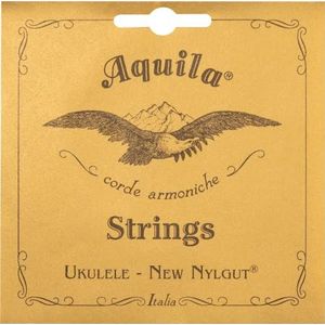 Aquila 8U Aquila Concert-ukelele set 8U, New Nylgut, diepte G-stemming, Key of C, GCEA, snaarlengte 76 cm