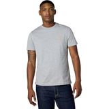 Brooks Brothers Heren T-shirt met korte mouwen en ronde hals en logo, Licht Heather Grijs, M