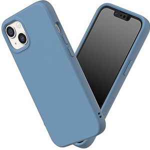 RHINOSHIELD Case Compatible with [iPhone 13/14] | SolidSuit - Shock Absorbent Slim Design Protective Cover with Premium Matte Finish 3.5M / 11ft Drop Protection - Tide Blue