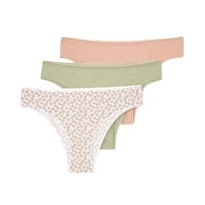 Dagi Multicolor Fashion Gebreide Braziliaanse Regular Waist Supreme Braziliaans Multicolor, S, Meerkleurig, S