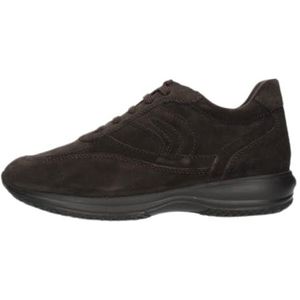 Geox Heren Uomo Happy P Sneakers, Dk Coffee, 46 EU