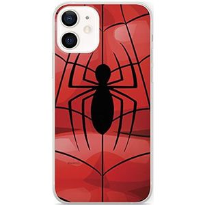 ERT GROUP mobiel telefoonhoesje voor Apple Iphone 12 Mini origineel en officieel erkend Marvel patroon Spider Man 013 optimaal aangepast aan de vorm van de mobiele telefoon, hoesje is gemaakt van TPU