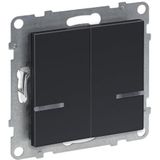 SEANO - Schakelaar - 2-voudig - Thermoplast - Inclusief N-geleider