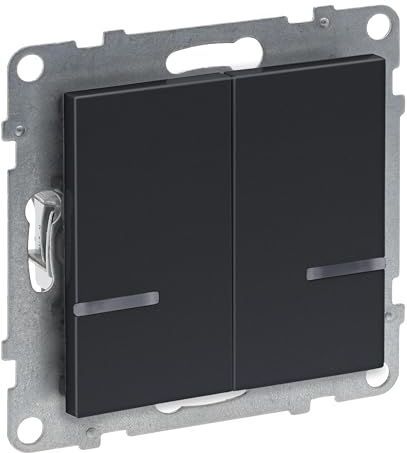 SEANO - Schakelaar - 2-voudig - Thermoplast - Inclusief N-geleider