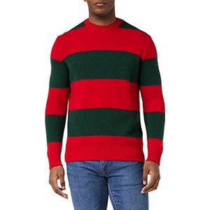 United Colors of Benetton Tricot G/C M/L 103MK1N24 pullover, meerkleurig 921, XXL voor heren