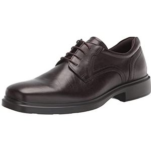 ECCO Heren Helsinki 2.0 Plain Toe Tie Oxford, Mokka, 7/7.5 UK