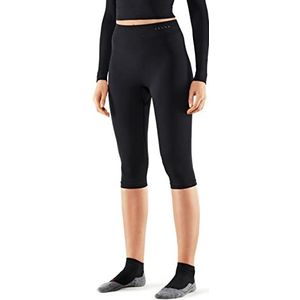 FALKE Dames Broek van Onderlaag Maximum Warm 3/4 W TI Functioneel Material Sneldrogend 1 Stuk, Zwart (Black 3000), S