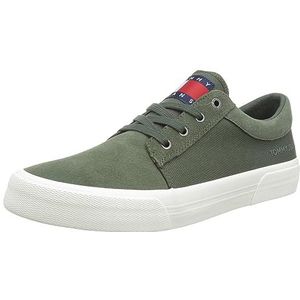 Tommy Hilfiger TJM Vulc. Skate Derby Vulcanized Sneaker voor heren, Tinnen Groen, 40 EU