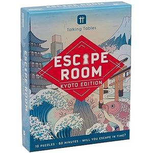 Talking Tables organiseert je Escape-room-spel Kyoto Edition, een interactieve spelavond voor het hele gezin. Los puzzels op en vind aanwijzingen om op tijd te ontsnappen, 14+