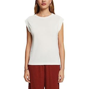 ESPRIT T-shirt voor dames, 110, gebroken wit., M