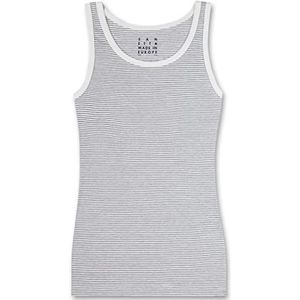 Sanetta Meisjes 347690 onderhemd, White Pebble, 128, wit pebble, 128 cm