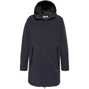 Schott NYC Parka Tech Lange Capuchon Schott Dwight Dark Navy, Blauw, S