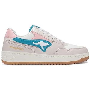 KangaROOS Dames K-Top Jane Sneaker, Butter Cream/Dk Sea, 37 EU, Butter Cream Dk Sea, 37 EU