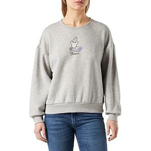 ONLY Dames Onldisney Life L/S Bambi Box SWT sweatshirt, lichtgrijs gem., XS